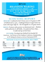 2008 Bowman Prospects Brandon Waring #BP110