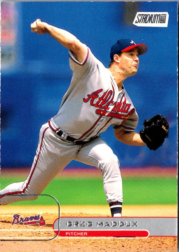 2002 Stadium Club Greg Maddux #75