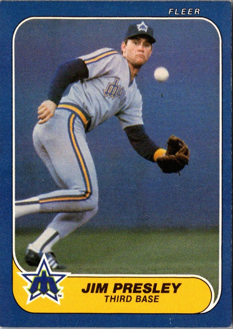 1986 Fleer Jim Presley