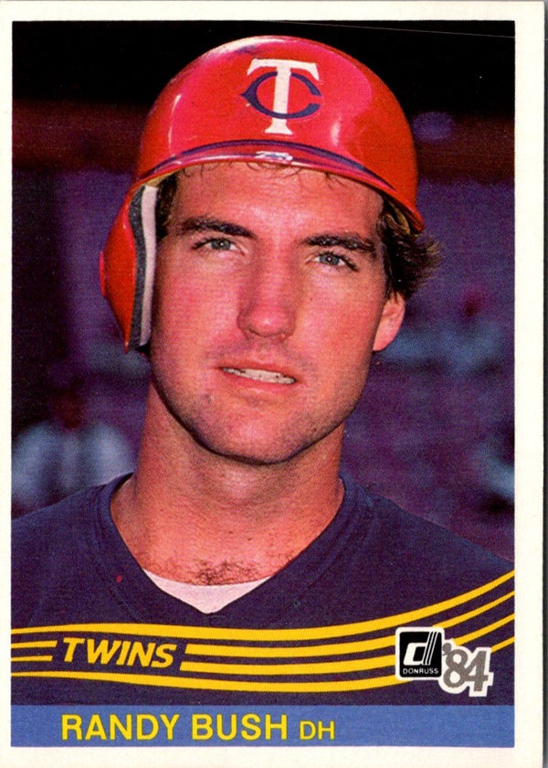 1984 Donruss Randy Bush #513 Rookie