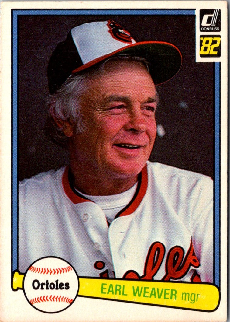 1982 Donruss Earl Weaver