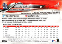 2018 Topps Dexter Fowler #33