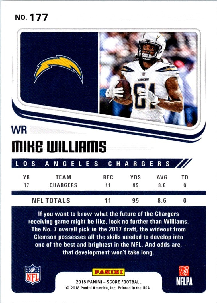 2018 Score Mike Williams