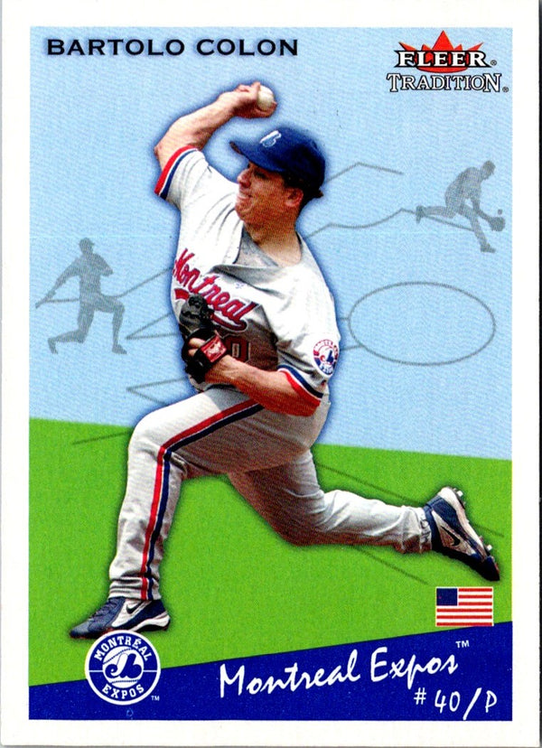 2002 Fleer Tradition Update Bartolo Colon #U217