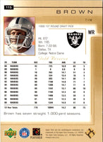 1999 Upper Deck Victory Oakland Raiders Checklist #189