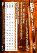 2017 Topps Update Nick Hundley