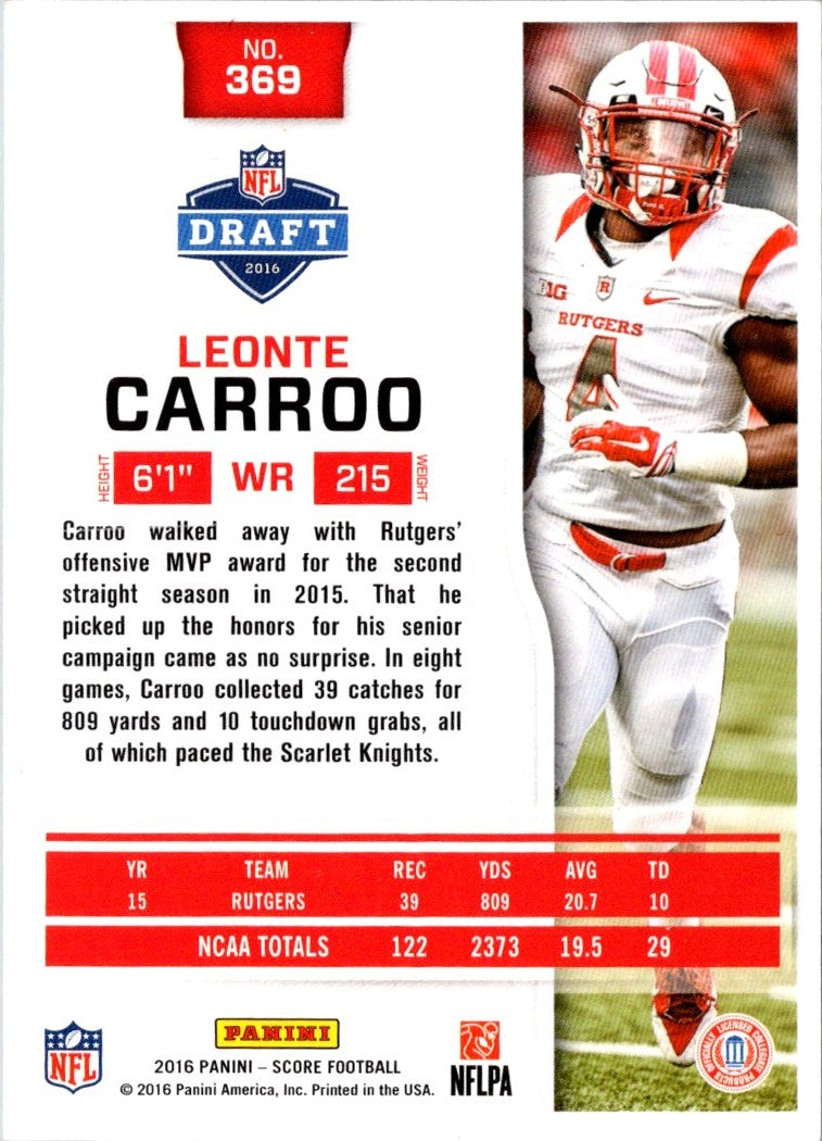 2016 Score Leonte Carroo