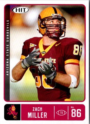 2007 SAGE HIT Zach Miller #7