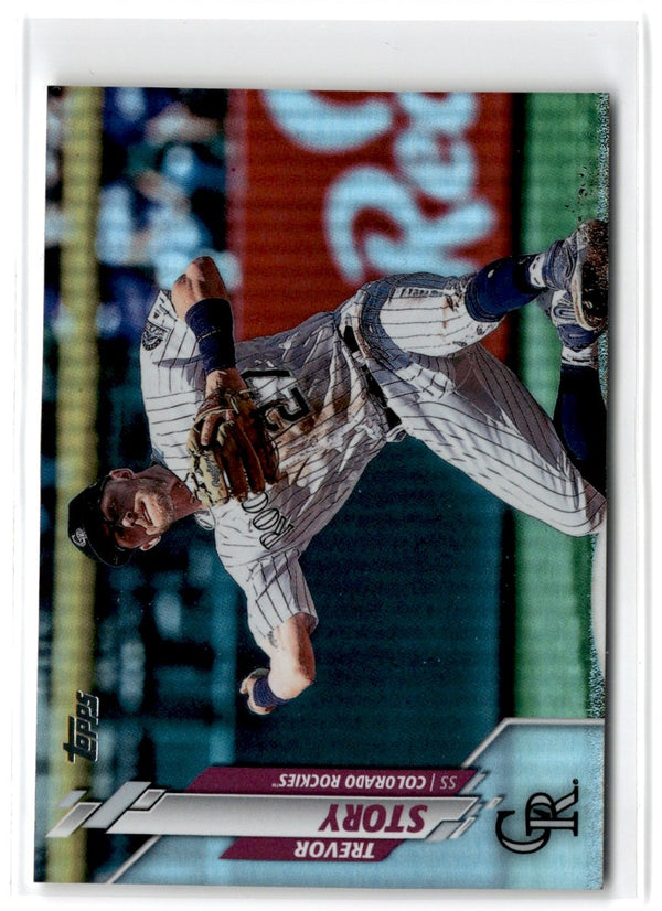 2020 Topps 582 Montgomery Trevor Story #637