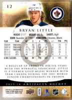 2013 Upper Deck Artifacts Bryan Little #12