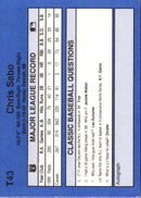 1990 Classic Update Chris Sabo