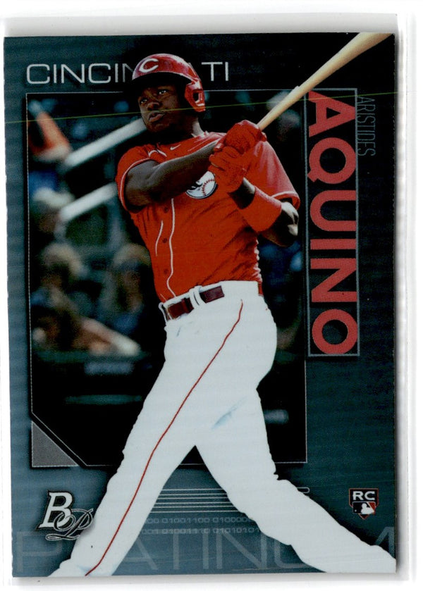 2020 Bowman Platinum Aristides Aquino #59 Rookie