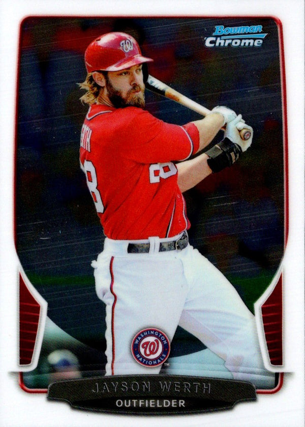 2013 Bowman Chrome Jayson Werth #155