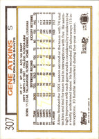 1992 Topps Gene Atkins #307