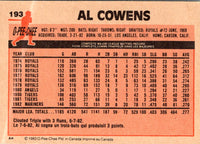 1983 O-Pee-Chee Al Cowens #193