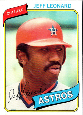 1980 Topps Jeff Leonard #106 Rookie