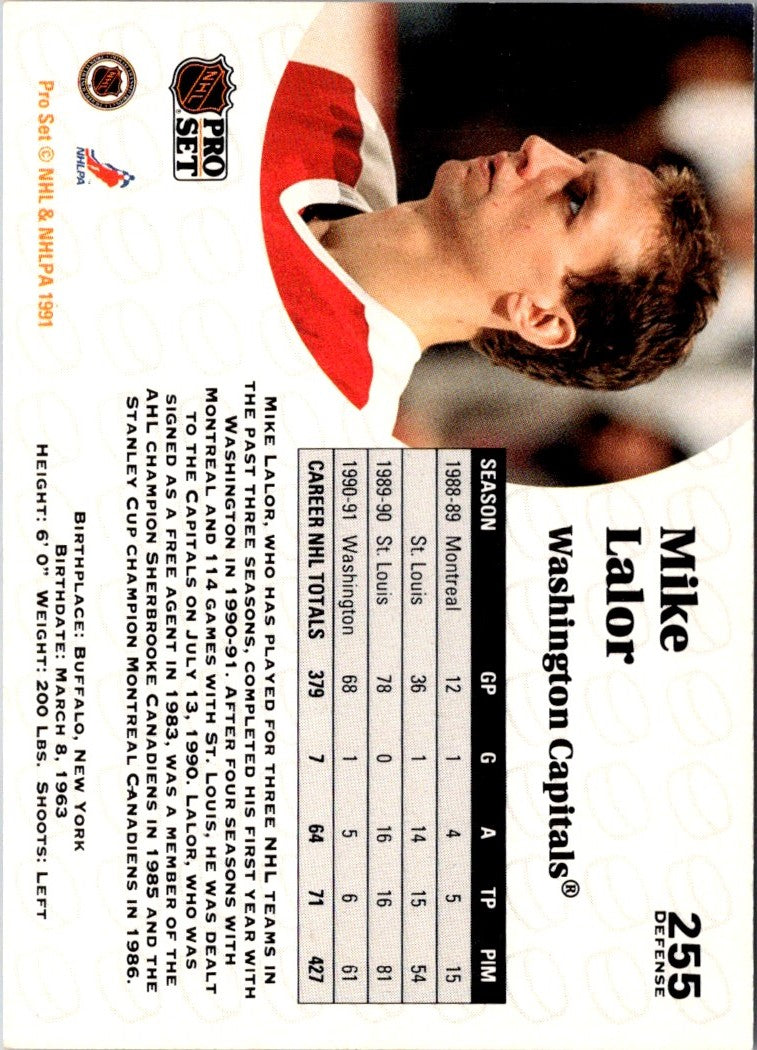 1991 Pro Set French Mike Lalor