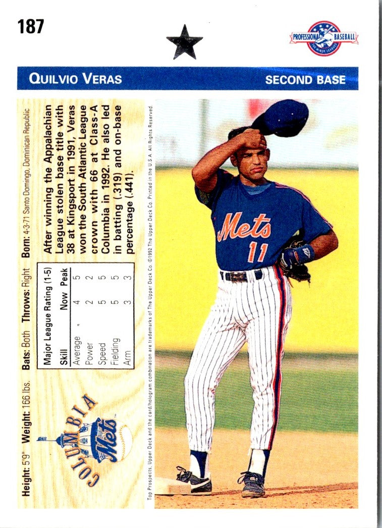 1992 Upper Deck Minors Quilvio Veras