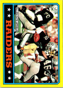 1986 Topps Raiders Team Leaders