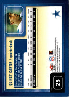 2002 Fleer Showcase Quincy Carter #25