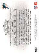 2011 Topps Gridiron Legends Aspiring Legacies Daniel Thomas