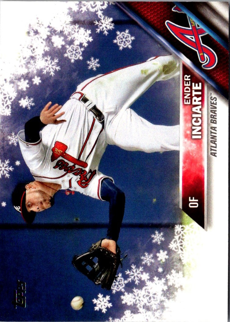 2016 Topps Holiday Baseball Ender Inciarte