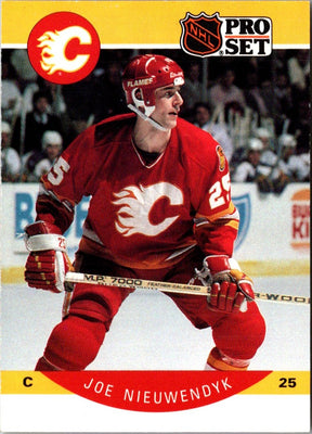 1990 Pro Set Joe Nieuwendyk #42A
