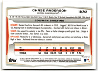2014 Bowman Chrome Prospects Chase Anderson #BCP62