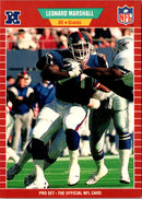1989 Pro Set Leonard Marshall
