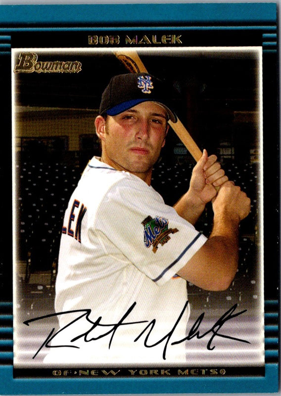 2002 Bowman Draft Picks & Prospects Bob Malek #BDP94 Rookie