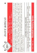 1979 TCMA 50's Dave Koslo