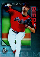2020 Bowman Platinum Shane Bieber