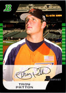 2005 Bowman Chrome Draft Picks & Prospects Troy Patton