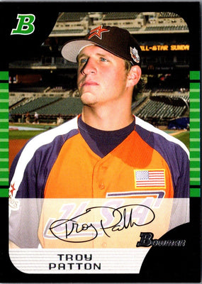 2005 Bowman Chrome Draft Picks & Prospects Troy Patton #BDP163