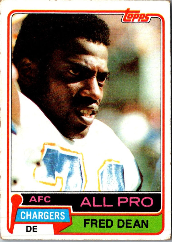 1981 Topps Fred Dean #520
