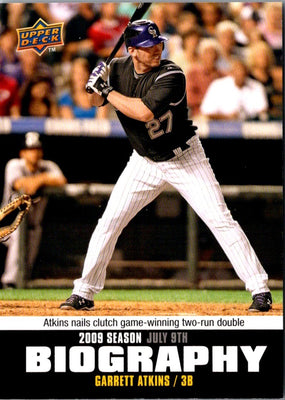 2010 Upper Deck Season Biography Garrett Atkins #SB-114