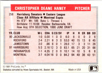 1991 ProCards Chris Haney #258