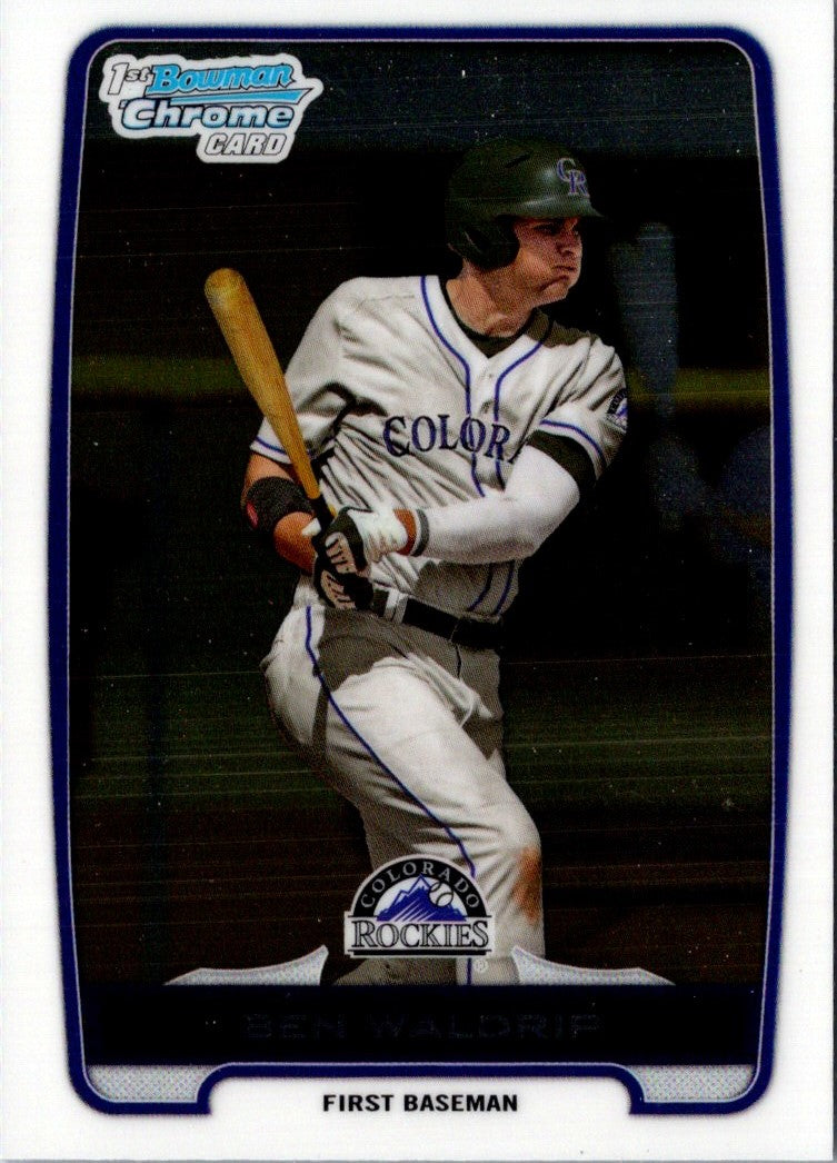 2012 Bowman Chrome Prospects Ben Waldrip