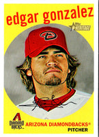 2008 Topps Heritage Edgar Gonzalez #355