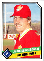 1989 TCMA Albuquerque Dukes Jim Neidlinger #9