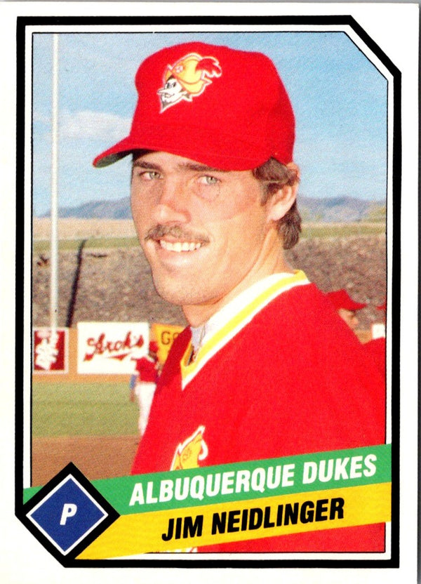 1989 TCMA Albuquerque Dukes Jim Neidlinger #9