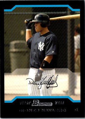 2004 Bowman Dioner Navarro #322 Rookie
