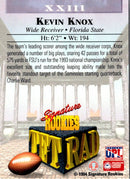 1995 Collector's Edge Kevin Williams