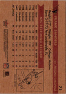 2001 Fleer Tradition Frank Sanders