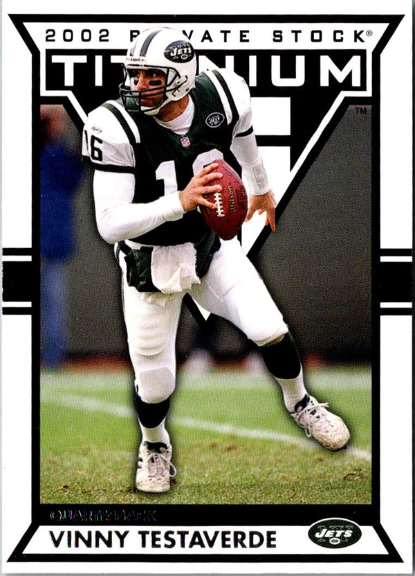 2002 Pacific Private Stock Titanium Retail Vinny Testaverde #69