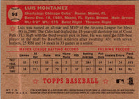 2001 Topps Heritage Lou Montanez #95 Rookie