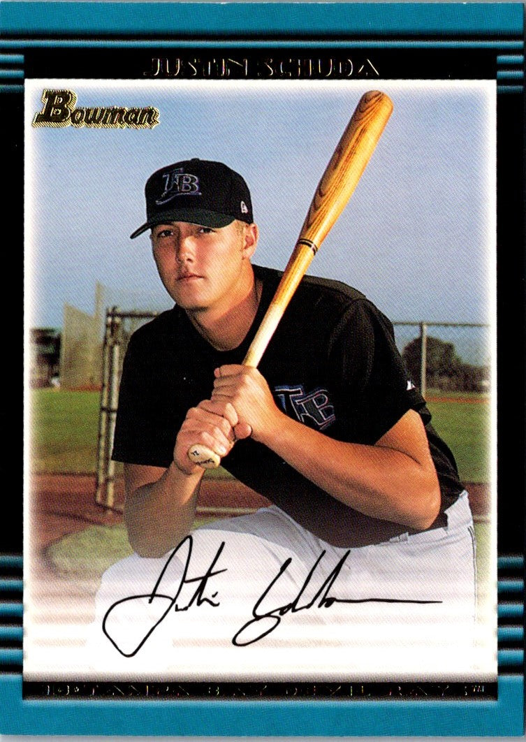 2002 Bowman Justin Schuda