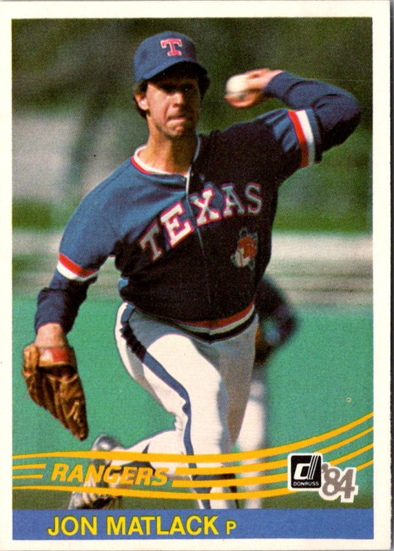 1984 Donruss Jon Matlack #378