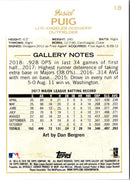 2018 Topps Gallery Yasiel Puig
