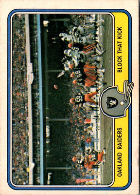 1981 Fleer Team Action Oakland Raiders Defense #40